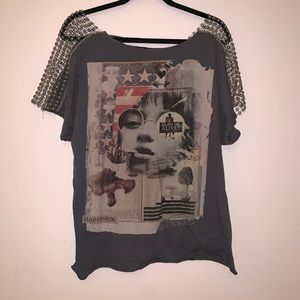 Vintage Sleeve Detailed T-Shirt